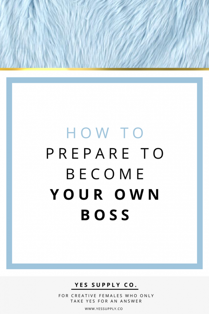be your own boss