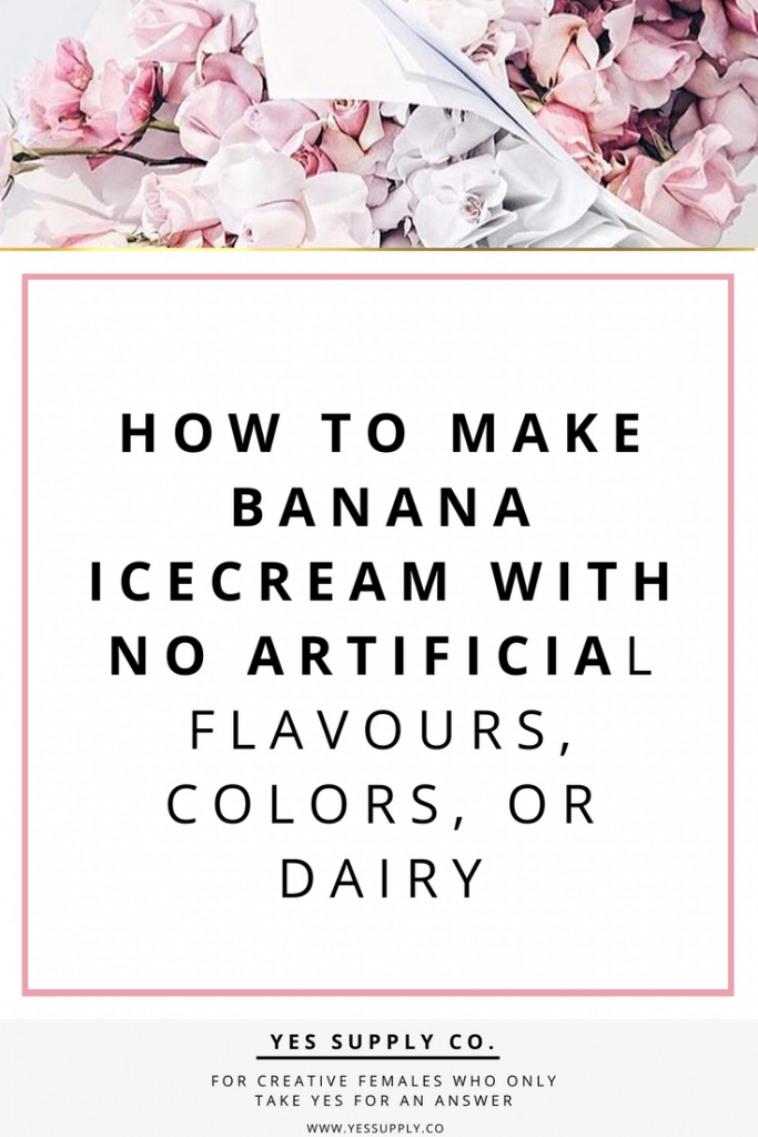 Have you tried to make ice cream with frozen bananas before? In this post We’ll be showing you how to make your own banana icecream at home. This wil helps Entrepreneurs, female business owners, girlboss, bossbabe. Go read www.yessupply.co
