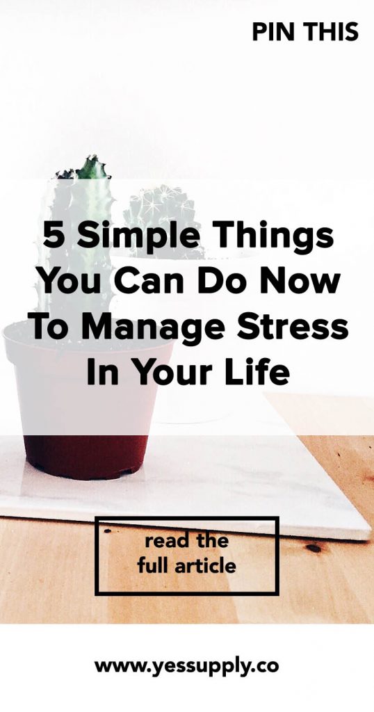 Manage Stress