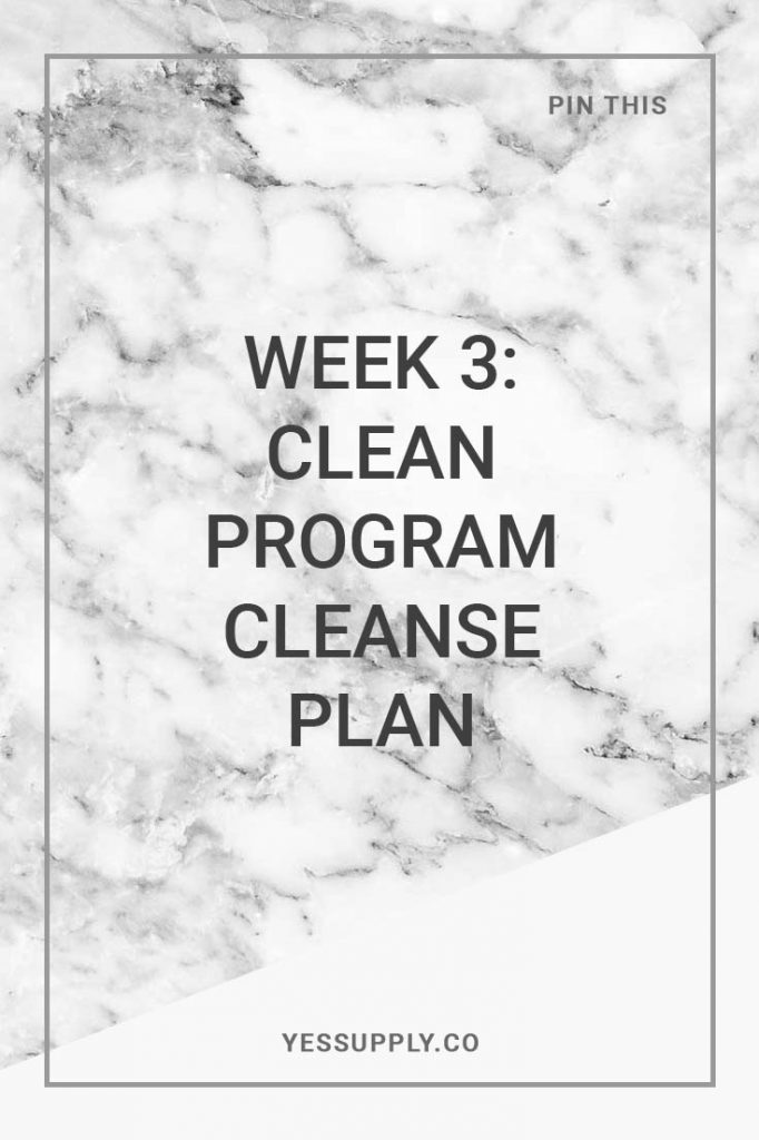 Clean Program Cleanse Plan