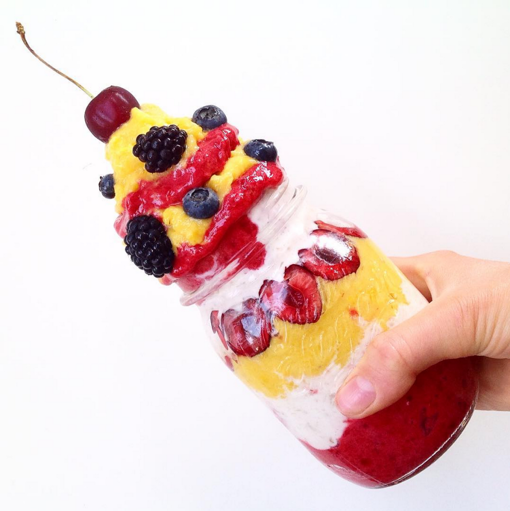vegan recipe nana ice cream banana icecream vegan vegetarian mango fruit blackberries