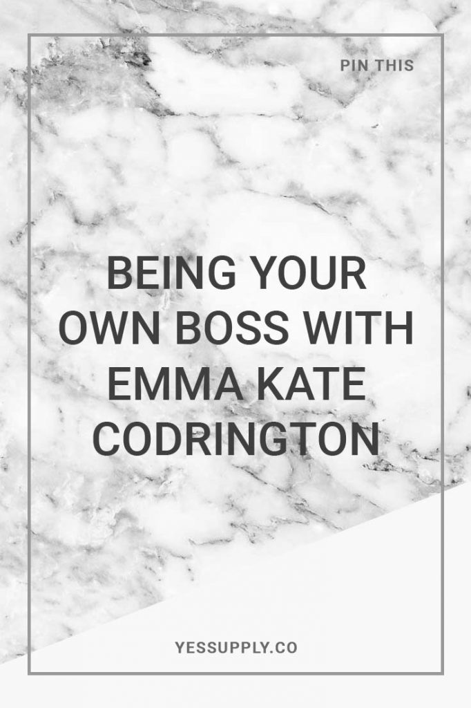 Being Your Own Boss