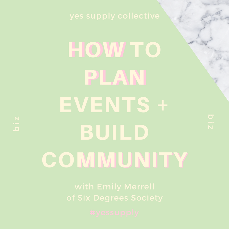 How to plan events