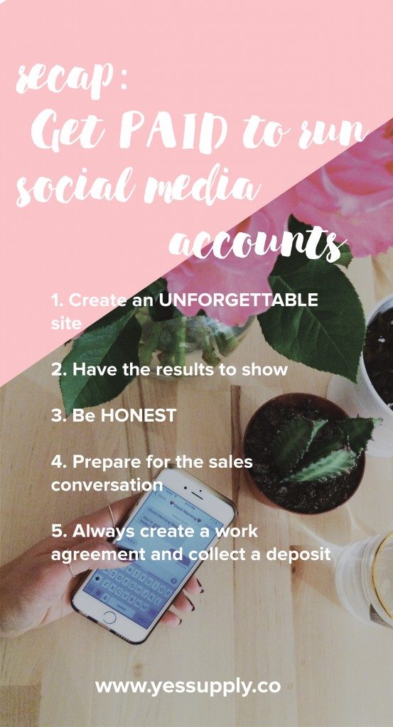 How to get your first paying social media client