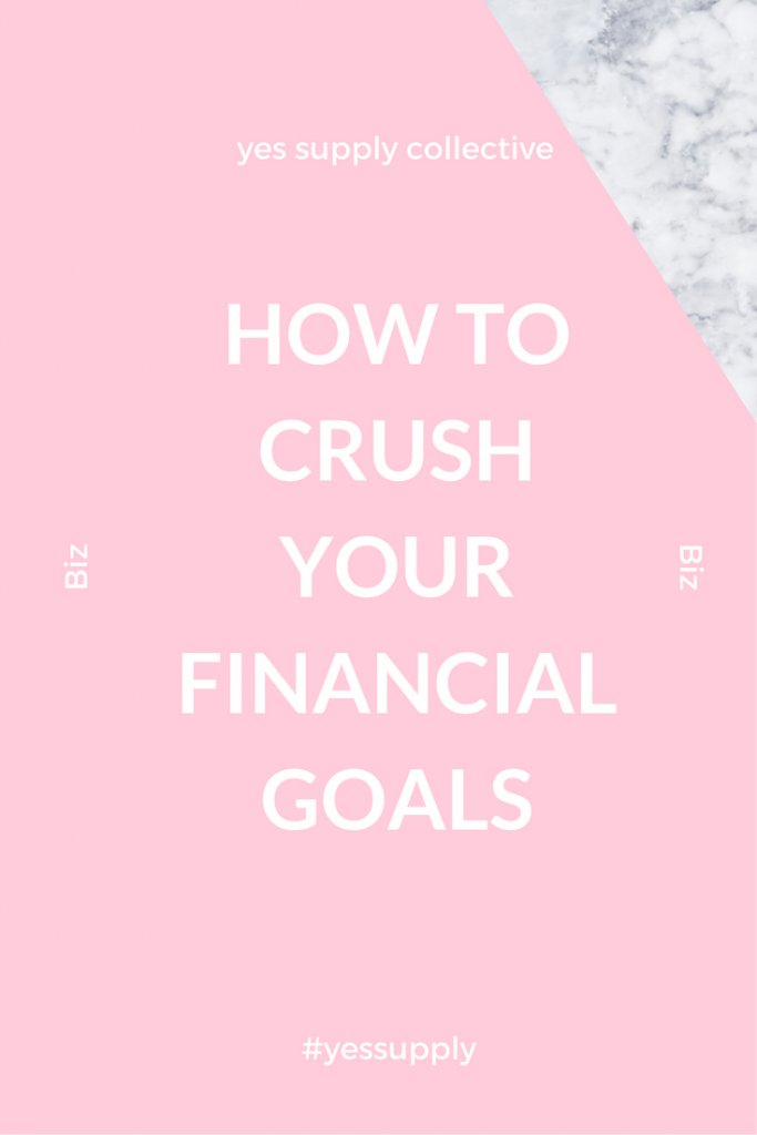 crush your financial goals