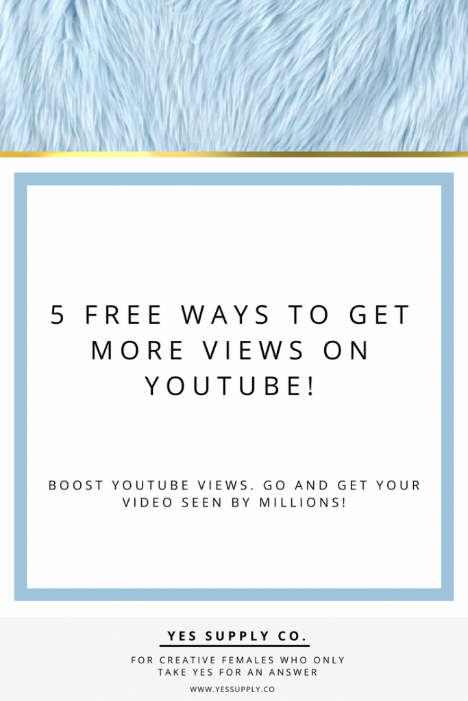 Get More Views on Youtube