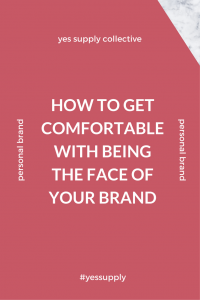 face of your brand