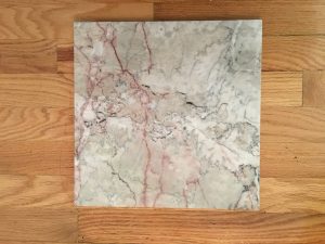 Can you believe this gorgeous marble 1'x1' slab was less than $2??