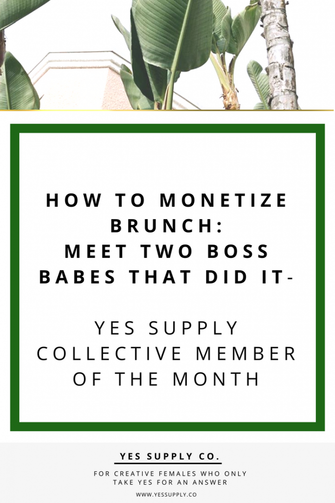 how to monetize brunch