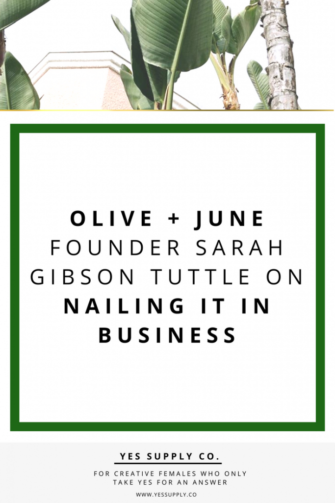 Mani obsessed Sarah Gibson Tuttle knew a thing or two about pleasing clients. ... What sets Olive & June apart from other nail salons? To know more strategies please go and read www.yessupply.co