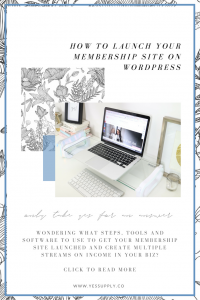 How to launch your membership site