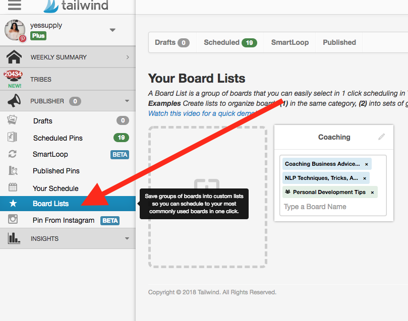 Switch from board booster to tailwind