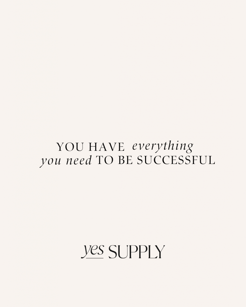 Image: You Have Everything You Need To Be Successful