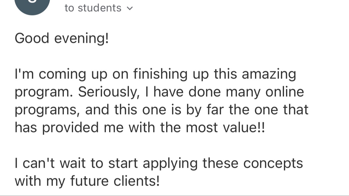 Breath & Body Testimonial